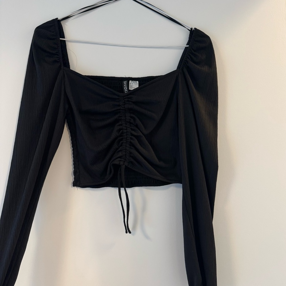 HM long sleeve crop top (S)